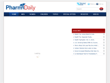 Tablet Screenshot of pharmdaily.com